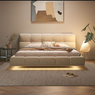 Elegant Classic Bed with LED Light - Super King size 200*200