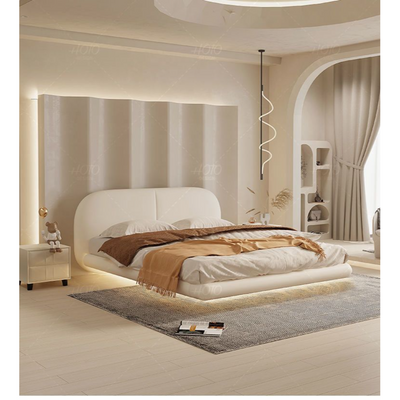 Floating Bed Frame with LED Light - Queen Size 150*200 cm