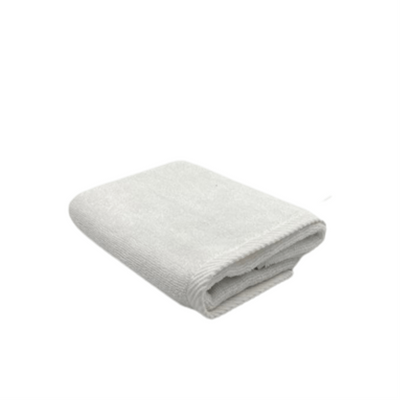منشفة يد  قزحية (50 × 80 سم) بيضاء 100% قطن - مجموعة من قطعة واحدة (600 جم)