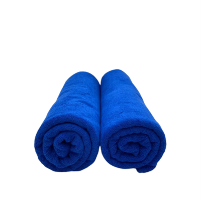 Iris Bath Sheet (90 x 180 Cm) Royal Blue 100% Cotton -Set of 2 (600 Gsm )