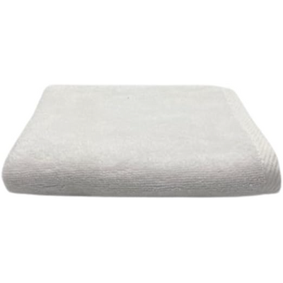 Iris Bath Towel 80 x 160 Cm White 100% Cotton -Set of 1 (600 Gsm)