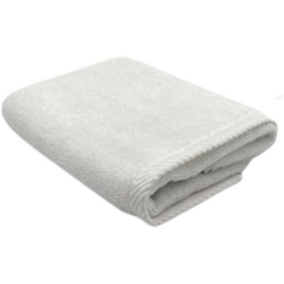 Iris Bath Towel 80 x 160 Cm White 100% Cotton -Set of 1 (600 Gsm)