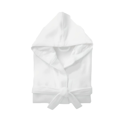 Iris Bathrobe 10 YEAR White Terry 100% Cotton -Set of 1 (400 Gsm)