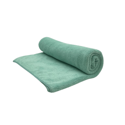 منشفة حمام زنبركية من  (70 × 140 سم) أخضر نعناعي 100% ميكروفيبر - مجموعة من 1 (450 جرامًا للمتر المربع)