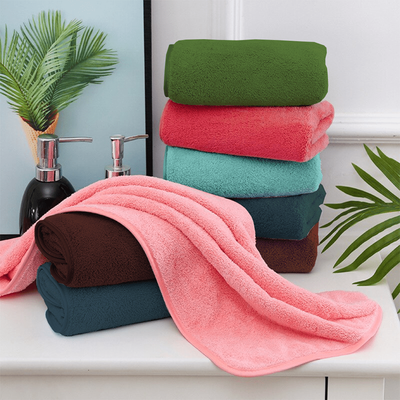 Spring Bath Towel (70 x 140 Cm)  Mint Green 100% MICROFIBER -Set Of 1 (450 Gsm)