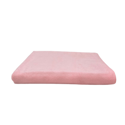 Spring Bath Towel (70 x 140 Cm)  Light Pink 100% MICROFIBER -Set Of 1 (450 Gsm)