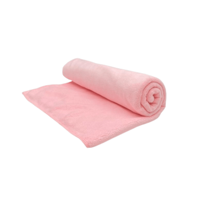 Spring Bath Towel (70 x 140 Cm)  Light Pink 100% MICROFIBER -Set Of 1 (450 Gsm)