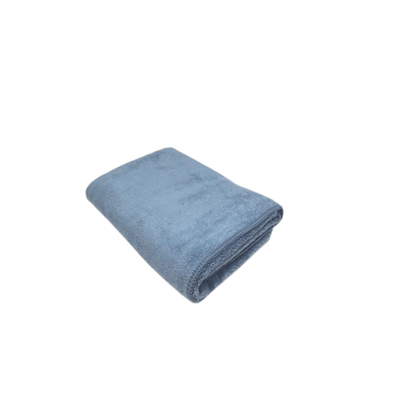 منشفة يد زنبركية من  (50 × 100 سم) زرقاء 100% ميكروفيبر - مجموعة من 1 (450 جرامًا للمتر المربع)