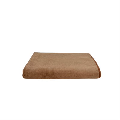 Spring Hand Towel (50 x 100 Cm)  Light Brown 100% MICROFIBER -Set Of 1 (450 Gsm)