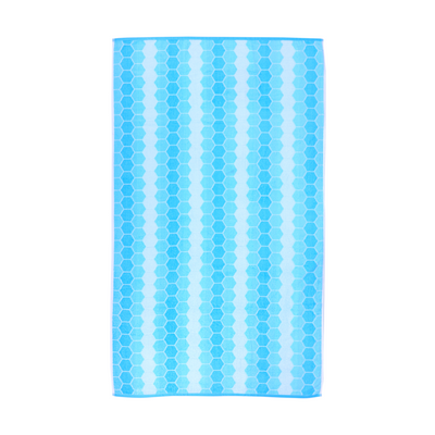 Jacquard Beach Towel (86 x 162 Cm) 390 Gsm Cool Hexagon Cotton -Set Of 1 (390 Gsm)