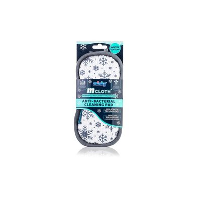 Minky M Cloth Anti-Bacterial Cleaning Pad winter Snowflake