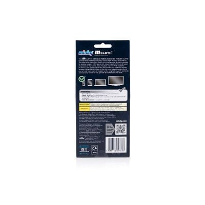 MI 323737 Grijs Schoonmaakdoek AntiBacterieel Scherm en Tablet 2 stuks