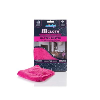 MI 320439 Roze Schoonmaakdoek AntiBacterieel High Tech Stoffer