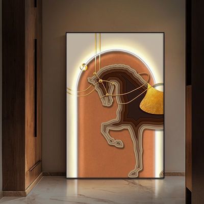 Horse Mural Illuminated by RGB Light 150*200 cm