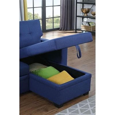 L-Shape Sectional Sleeper Sofa Cum Bed 5 Seater