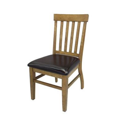 Faux Leather Dining Chair AB1184-Wooden