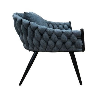 Rope Weaving Dining Chair AB1187A-Grey