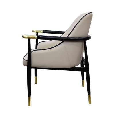 Luxury Armrest Leather Dining Chair AB1189C-Grey