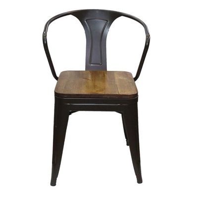 Modern Dining Chair with Wood Seat AB1196-Brown 