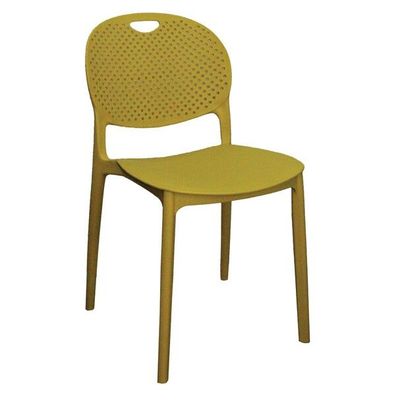 Polypropylene Armless Styled Dining Chair AB1209C-Yellow 