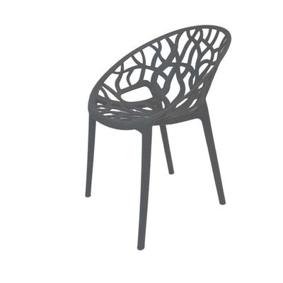 Polypropylene Indoor/Outdoor Plastic Chair AB1210C-Grey 