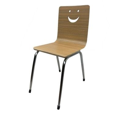 Stackable Lightweight Restaurant Chair AB1237B-Light Brown  