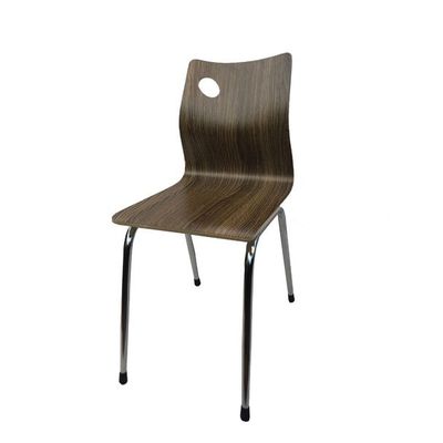Stackable Lightweight Restaurant Chair AB1238A-Dark Brown  