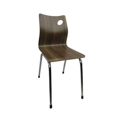 Stackable Lightweight Restaurant Chair AB1238A-Dark Brown  
