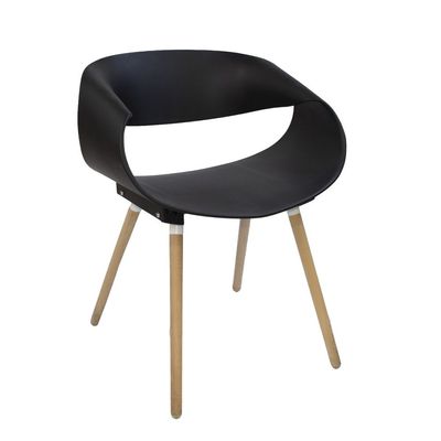 Polypropylene Dining Chair AB1037A-Black 
