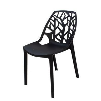 Polypropylene Dining Chair AB1038A-Black 