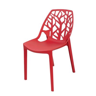 Polypropylene Dining Chair AB1038D-Red