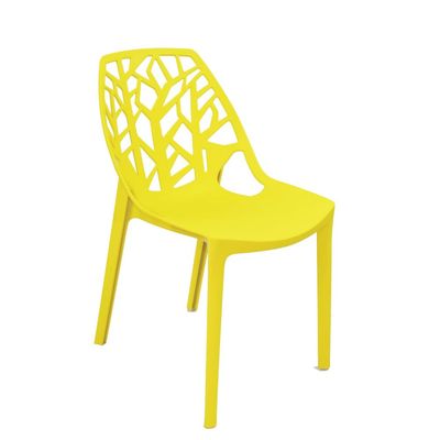 Polypropylene Dining Chair AB1038F-Yellow