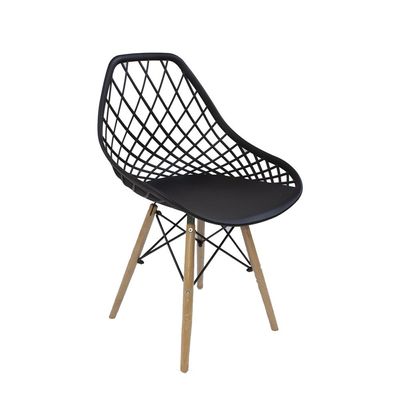 Modern Style  Polypropylene Dining Chair 1039A-Black 