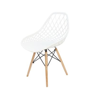 Modern Style  Polypropylene Dining Chair 1039C-White 