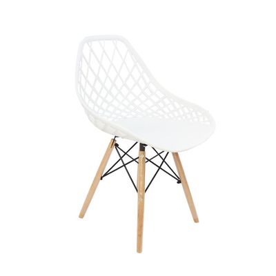 Modern Style  Polypropylene Dining Chair 1039C-White 
