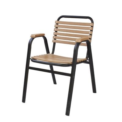 Stackable Garden Chair AB1074-Brown