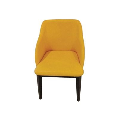 Modern Dining Chair AB1099A- Yellow Orange 