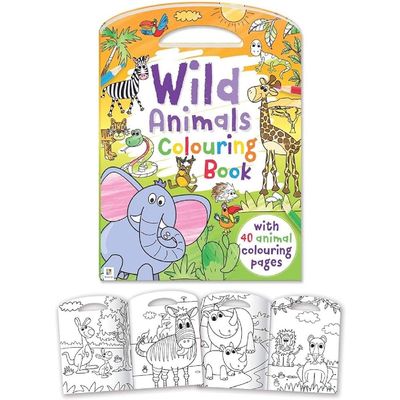 Hinkler Wild Animals Colouring Book