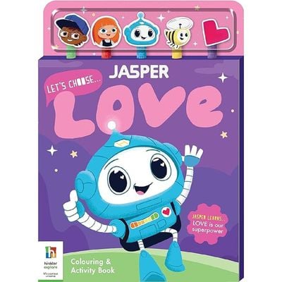 Hinkler Jasper Lets Choose Love Coloring and Activity Book