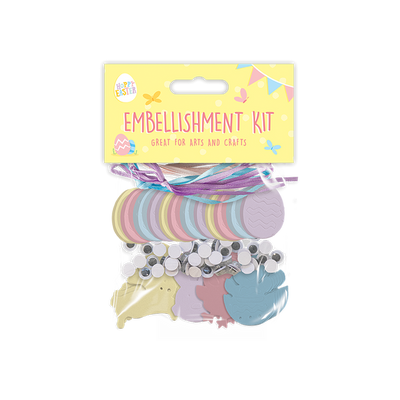 Gen Imports EAS4702 Easter Embellishment Kit | 1pc, Multicolor