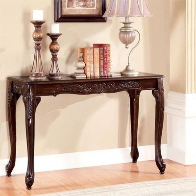 Wooden Hand Carved Beautiful Designs Royal Decor Console Table