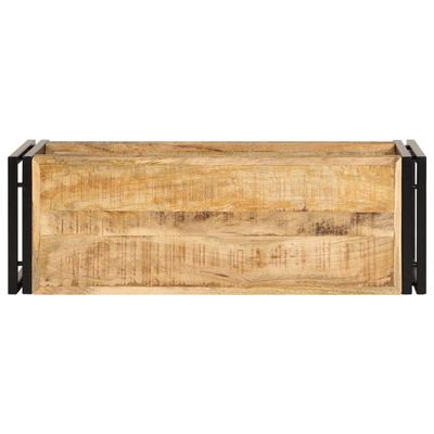 TV Cabinet 90x30x40 cm Solid Mango Wood