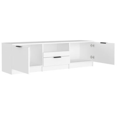 TV Cabinet White 140x35x40 cm Engineered Wood