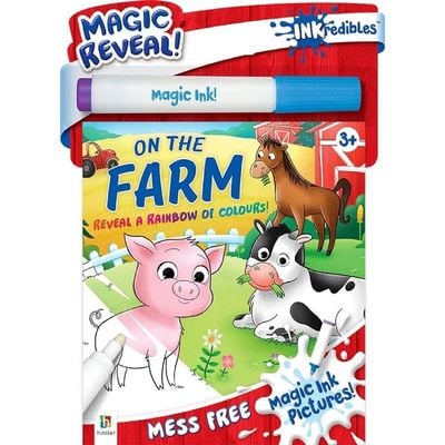 Hinkler Inkredibles Magic Ink Pictures on the Farm Colouring Kit