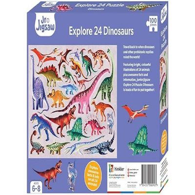 Hinkler Junior Jigsaw Explore 24 Dinosaurs