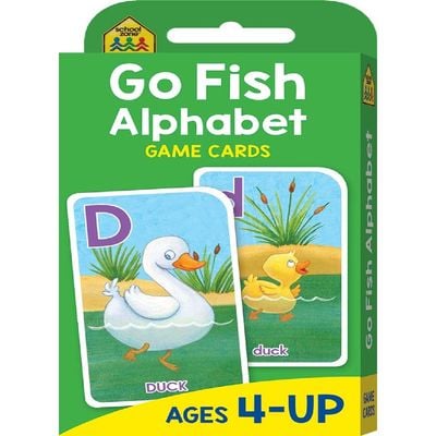 School Zone: Go Fish Alphabet Game Cards