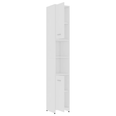 Bathroom Cabinet White 30x30x183.5 cm Engineered Wood