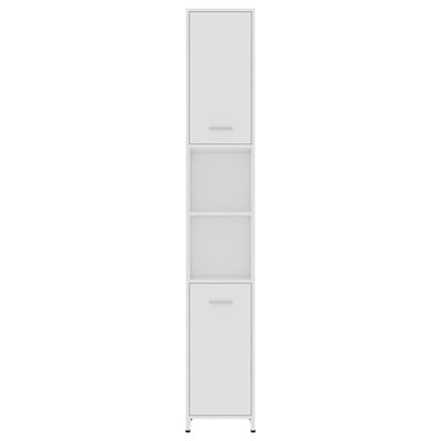 Bathroom Cabinet White 30x30x183.5 cm Engineered Wood