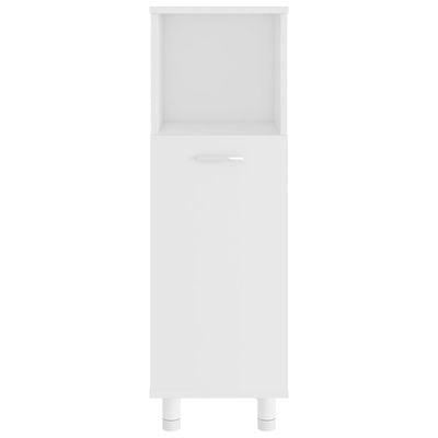 Bathroom Cabinet White 30x30x95 cm Engineered Wood