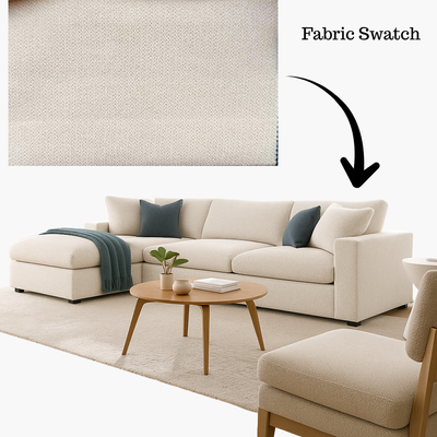 Modernize Relleno L-Shape 4 Piece Sectional Sofa Set